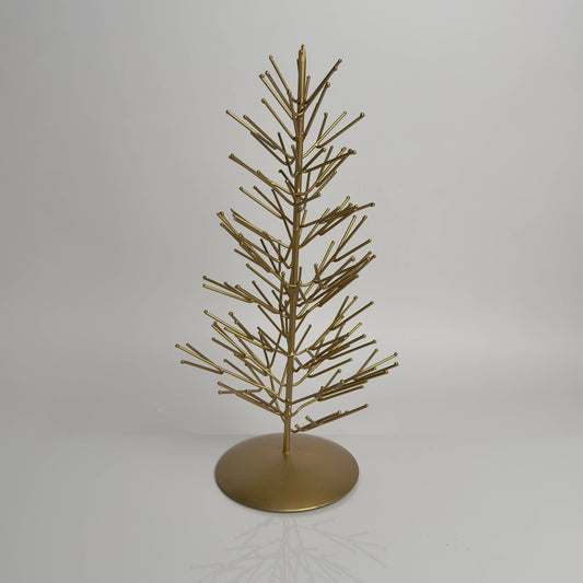 Gold Medium Iron Xmas Tree - Luxe B Co
