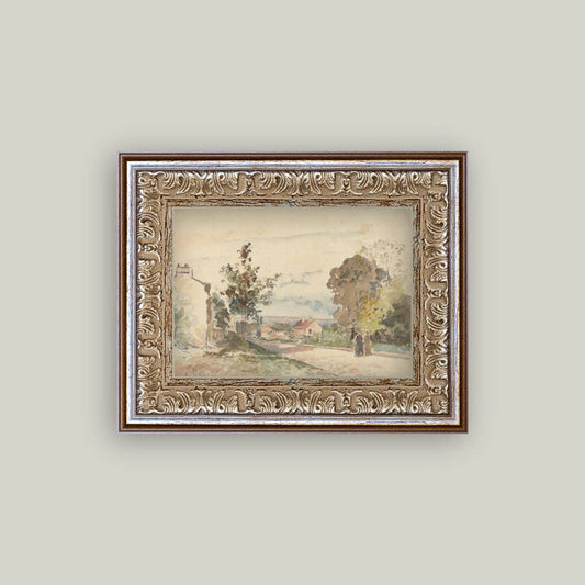 The Road From Versailles Framed Antique Art - Luxe B Co