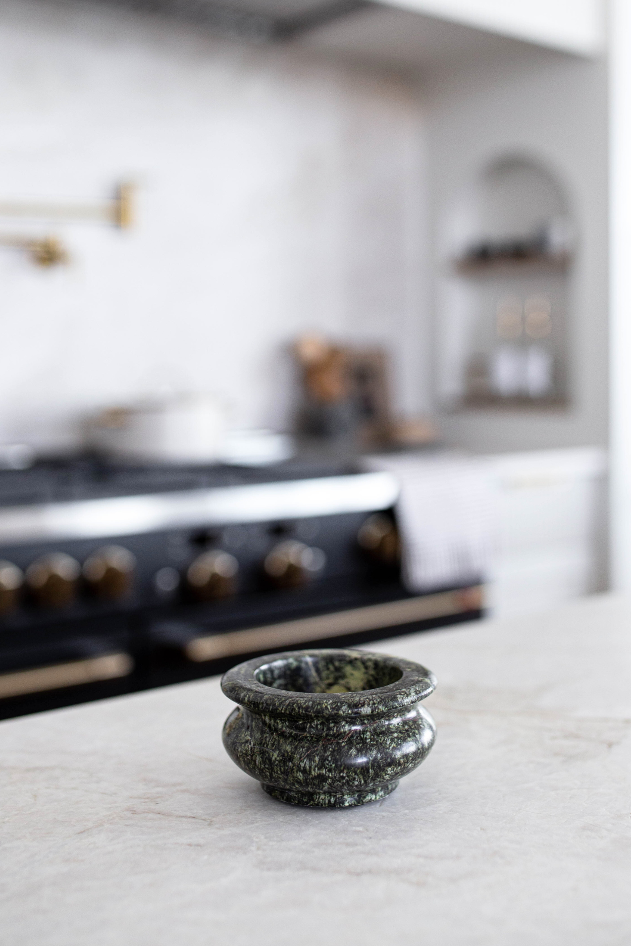 Green Marble Small Dish | By Luxe B Co.