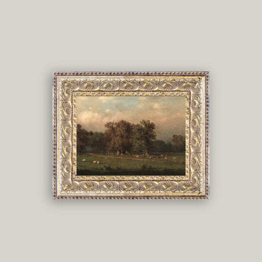 Sheep Farm Framed Antique Art - Luxe B Co