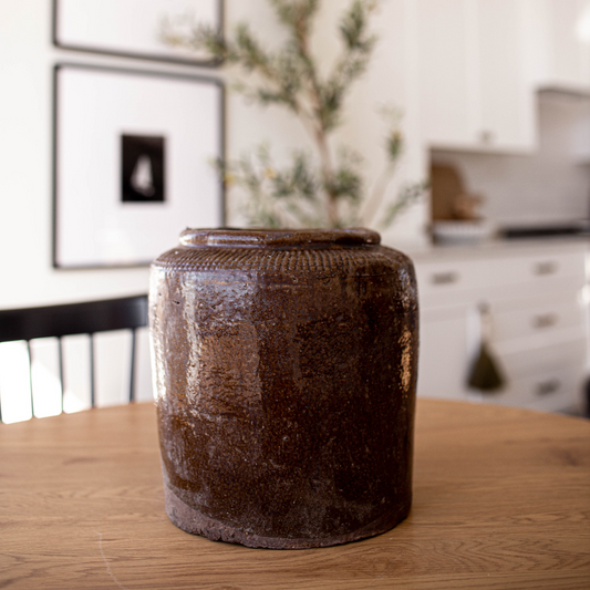 Vintage Brown Pot - Luxe B Co