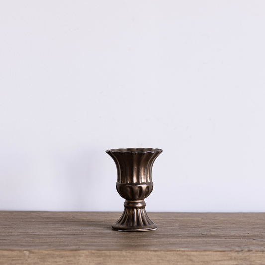 Antique Inspired Ceramic Urn Planter By Luxe B Co.