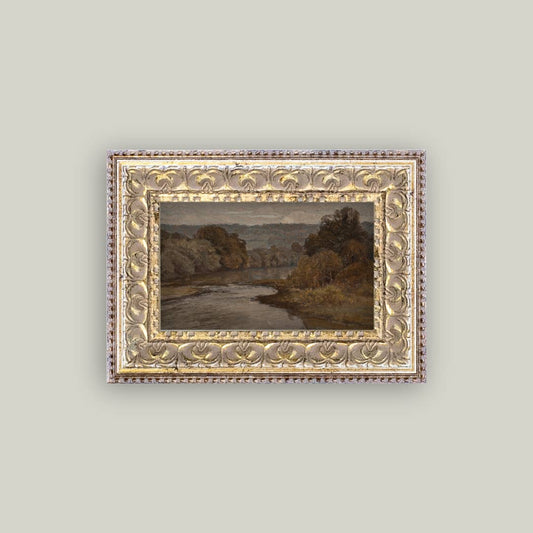 Autumn River Framed Antique Art - Luxe B Co