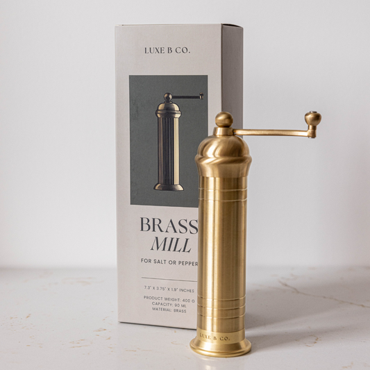 Luxe B Co. Brass Mill Grinders | By Luxe B Co.