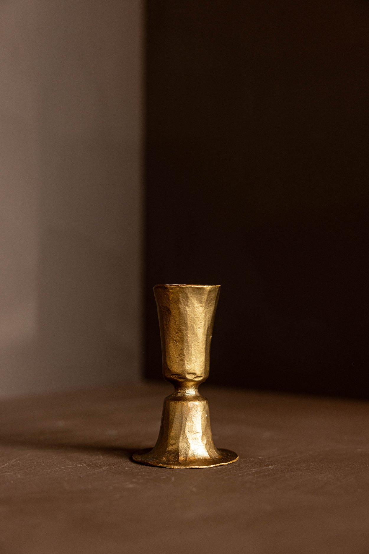 Brass Tapered Candle Holder | By Luxe B Co.