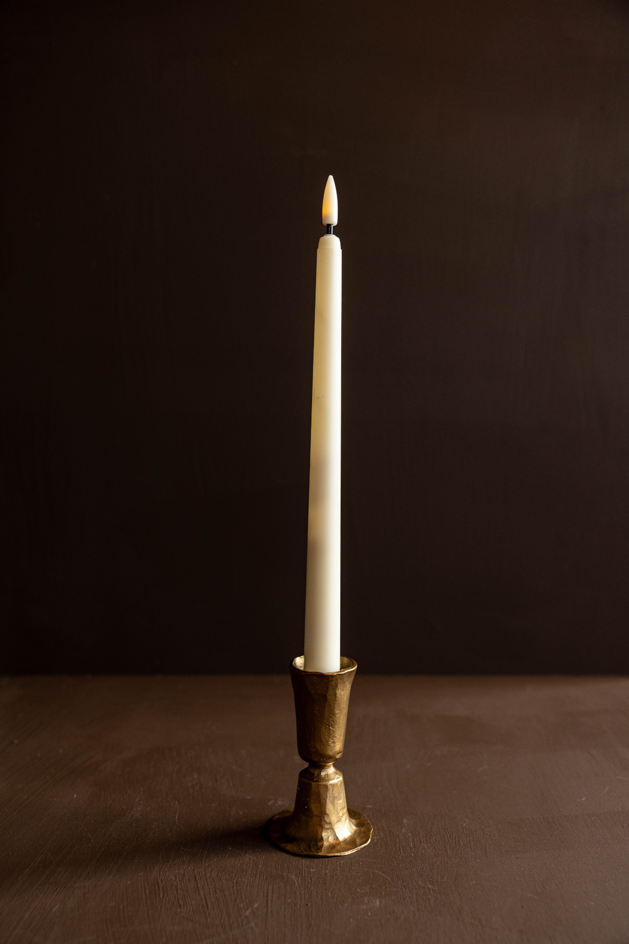 Brass Tapered Candle Holder | By Luxe B Co.
