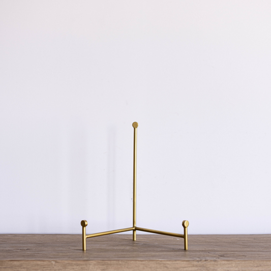 Brass Straight Art Easel By Luxe B Co.