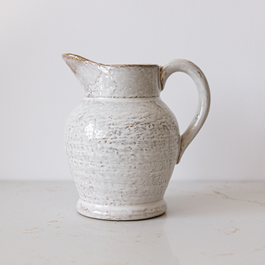 Ceramic Artisan Pitcher | By Luxe B Co.