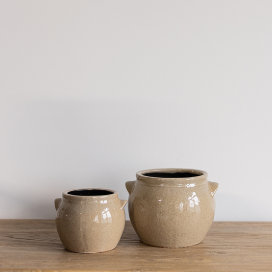 Ceramic Crock Planter | By Luxe B Co.