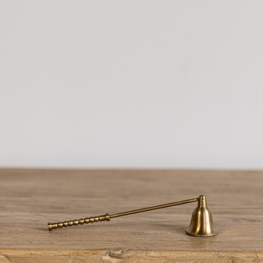 Decorative Bell Brass Candle Snuffer | By Luxe B Co.