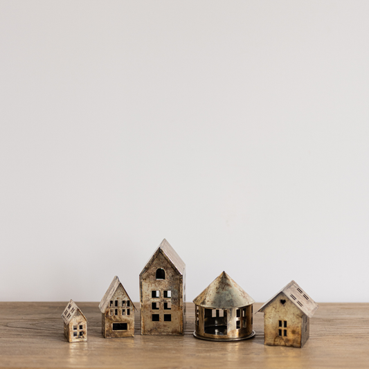 Decorative Tin Houses | By Luxe B Co