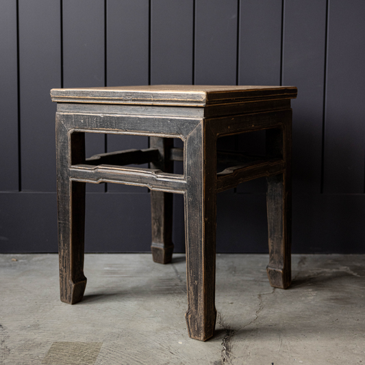 Fontana Elm Wood Side Table | By Luxe B Co.