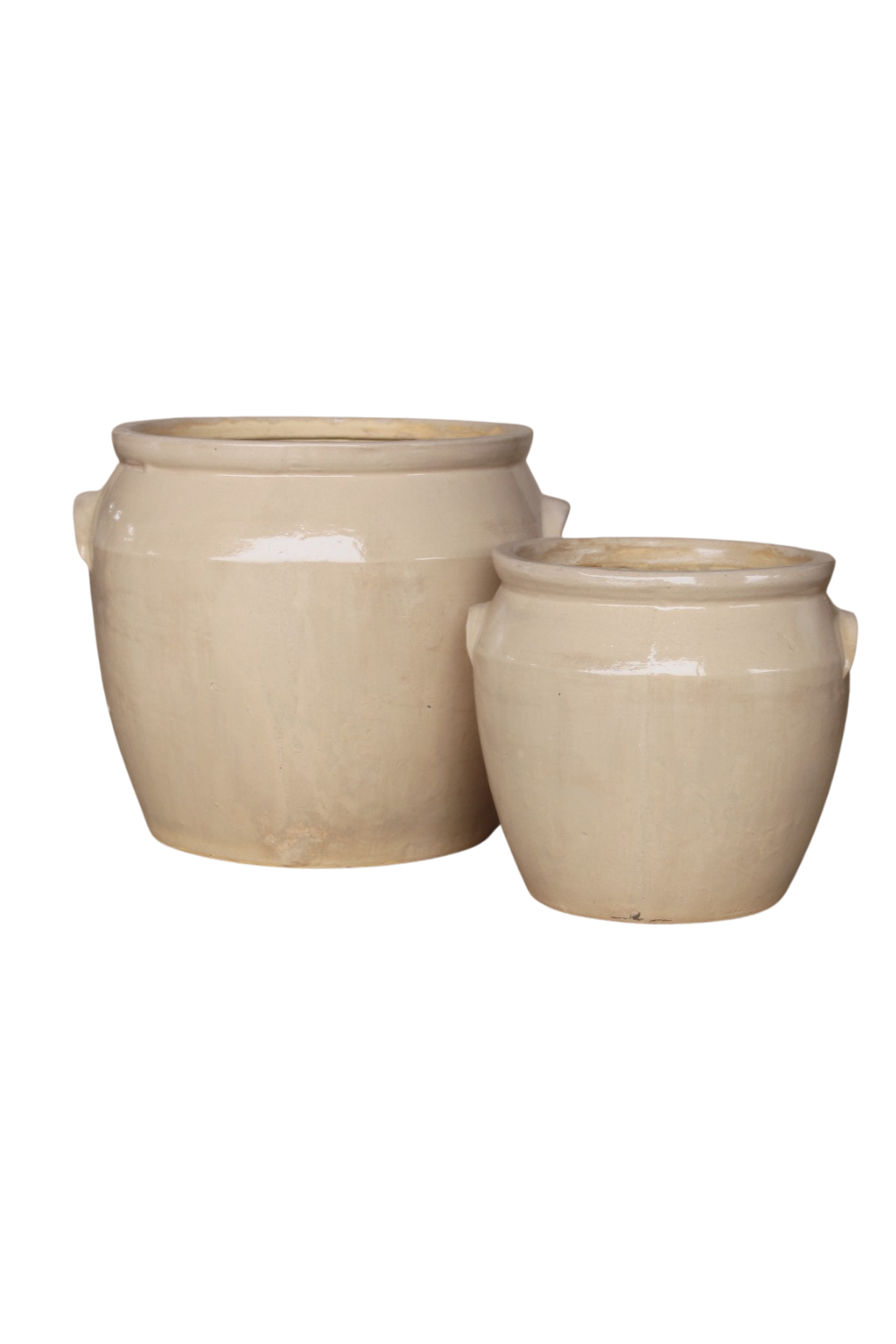 French Replica Cream Glazed Confit Crock Pot | By Luxe B Co.