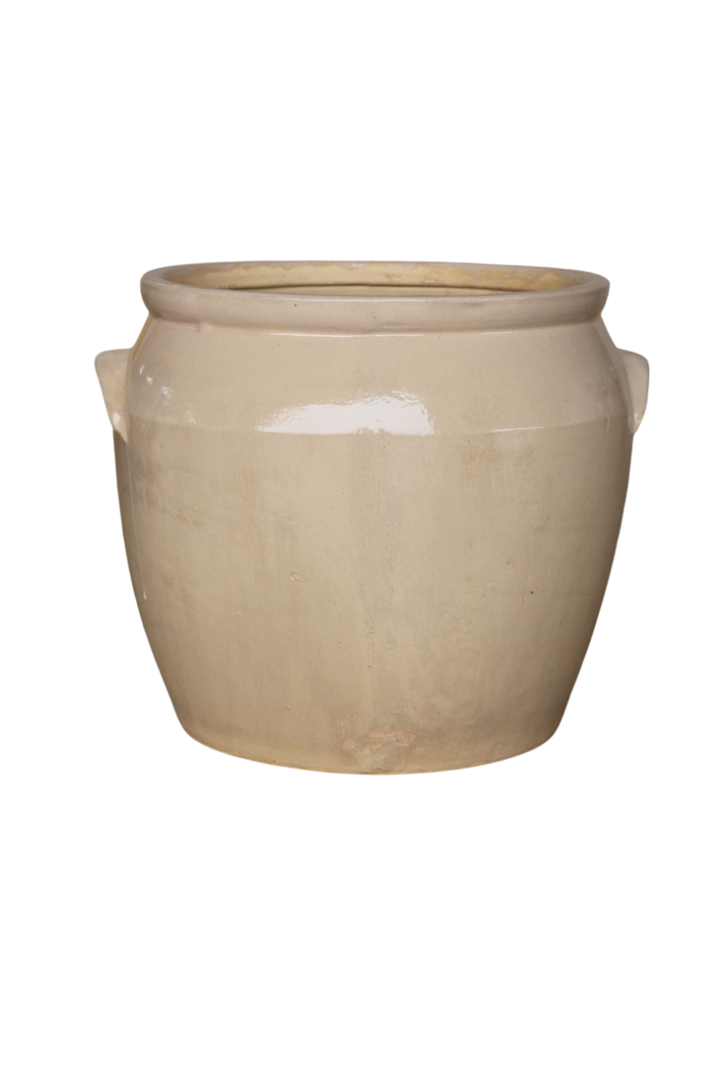 French Replica Cream Glazed Confit Crock Pot | By Luxe B Co.