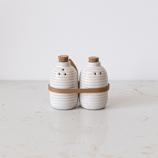 Glazed Salt & Pepper Shaker | By Luxe B Co.