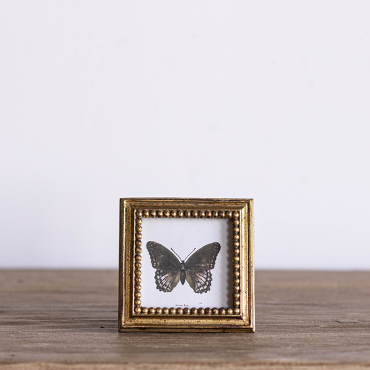 Gold Beaded Square Photo Frame | Luxe B Co.