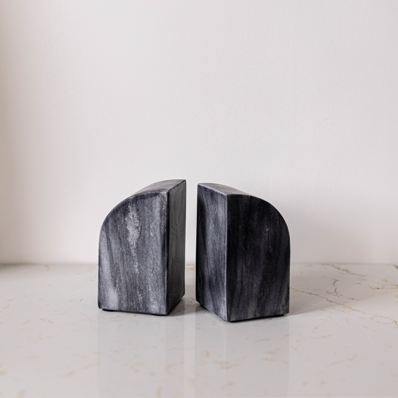 Grey Marble Bookends | By Luxe B Co.