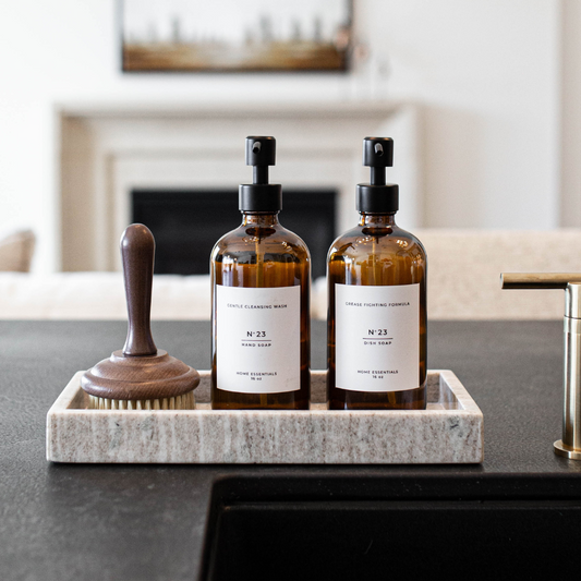 Hand Cut Stone Tray | By Luxe B Co.