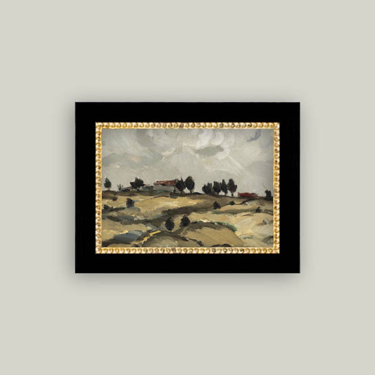 Hillside Home Framed Antique Art - Luxe B Co