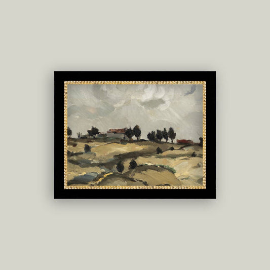 Hillside Home Framed Antique Art - Luxe B Co