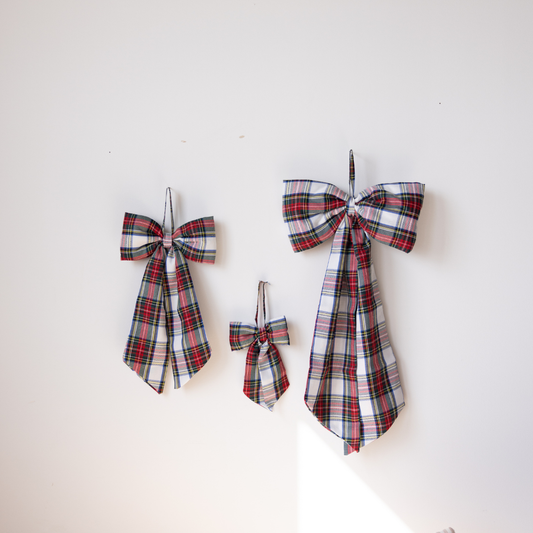 Holiday Plaid Bows | By Luxe B Co.