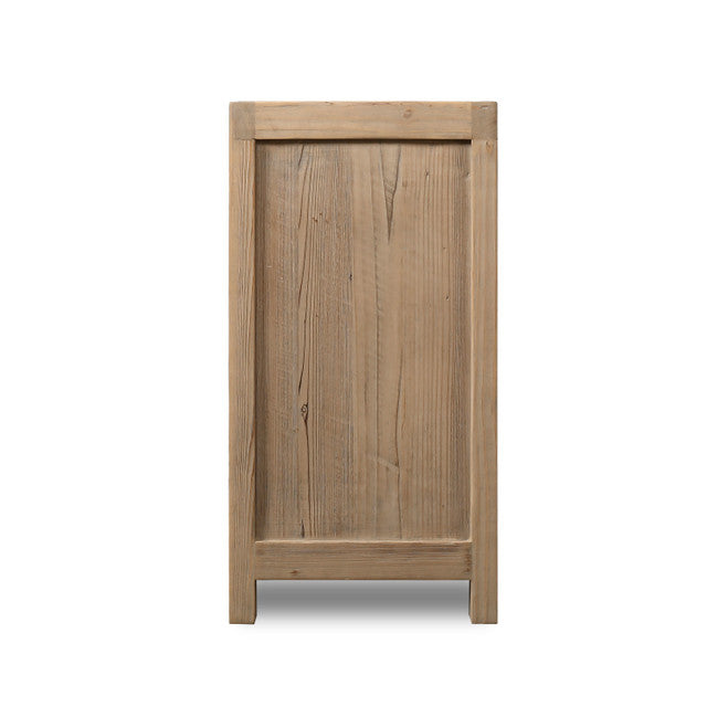 Indio Elm Wood Two Drawer Console Table Grand Natural | By Luxe B Co.