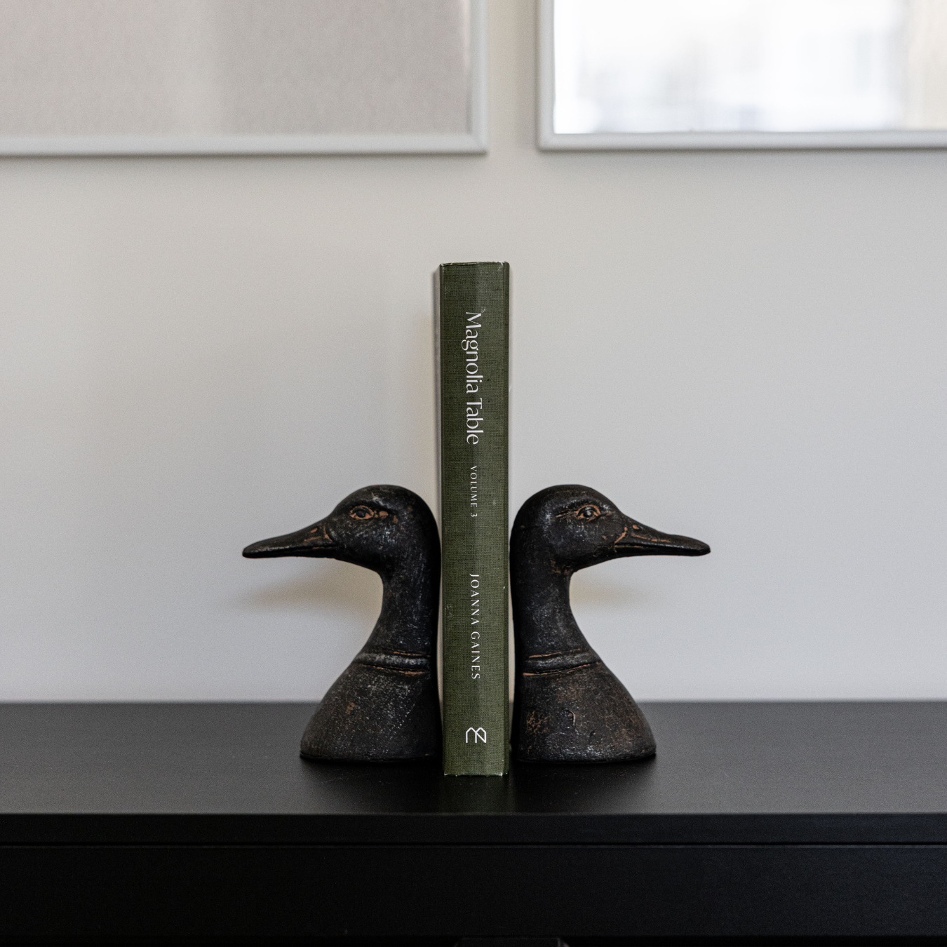 Iron Duck Head Bookends | By Luxe B Co.