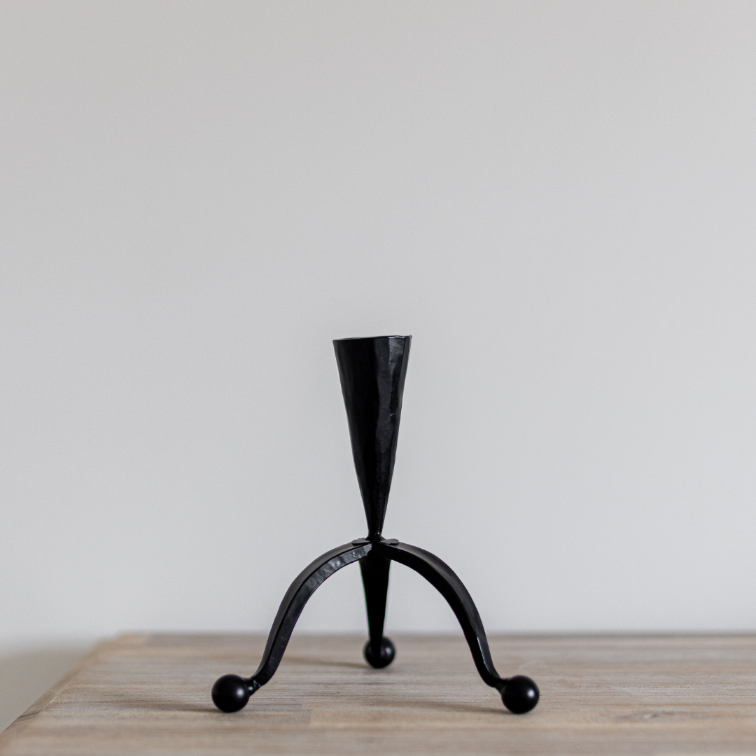 Iron Taper Candlestick Holder | By Luxe B Co.