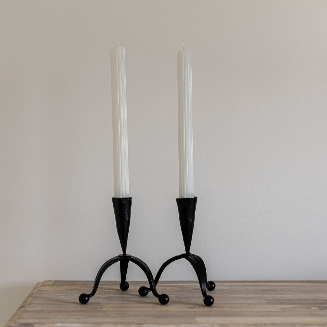 Iron Taper Candlestick Holder | By Luxe B Co.