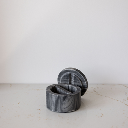 Marble Salt and Pepper Canister | By Luxe B Co.