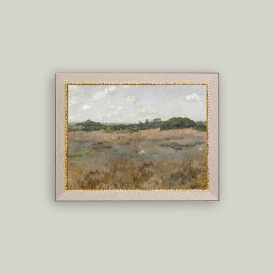 Meadow by the Shoreline Framed Antique Art - Luxe B Co