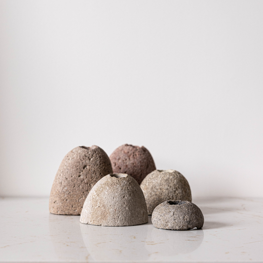 Natural Rock Candlestick Holder | By Luxe B Co.