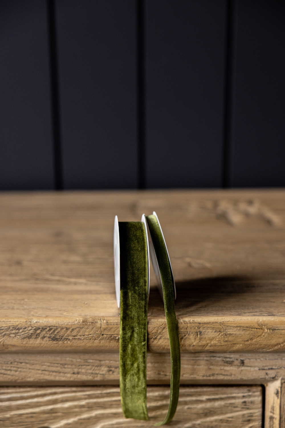 Sage Velvet Ribbon Holiday Decor - Luxe B Co