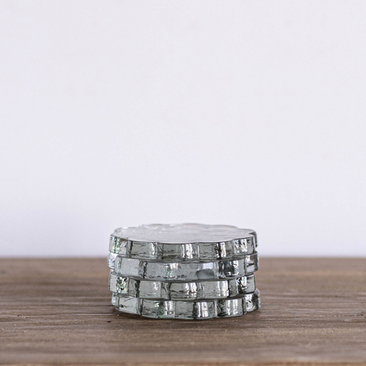 Scalloped Glass Coasters | Luxe B Co.