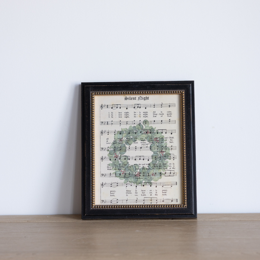 Silent Night Framed Art | By Luxe B Co.