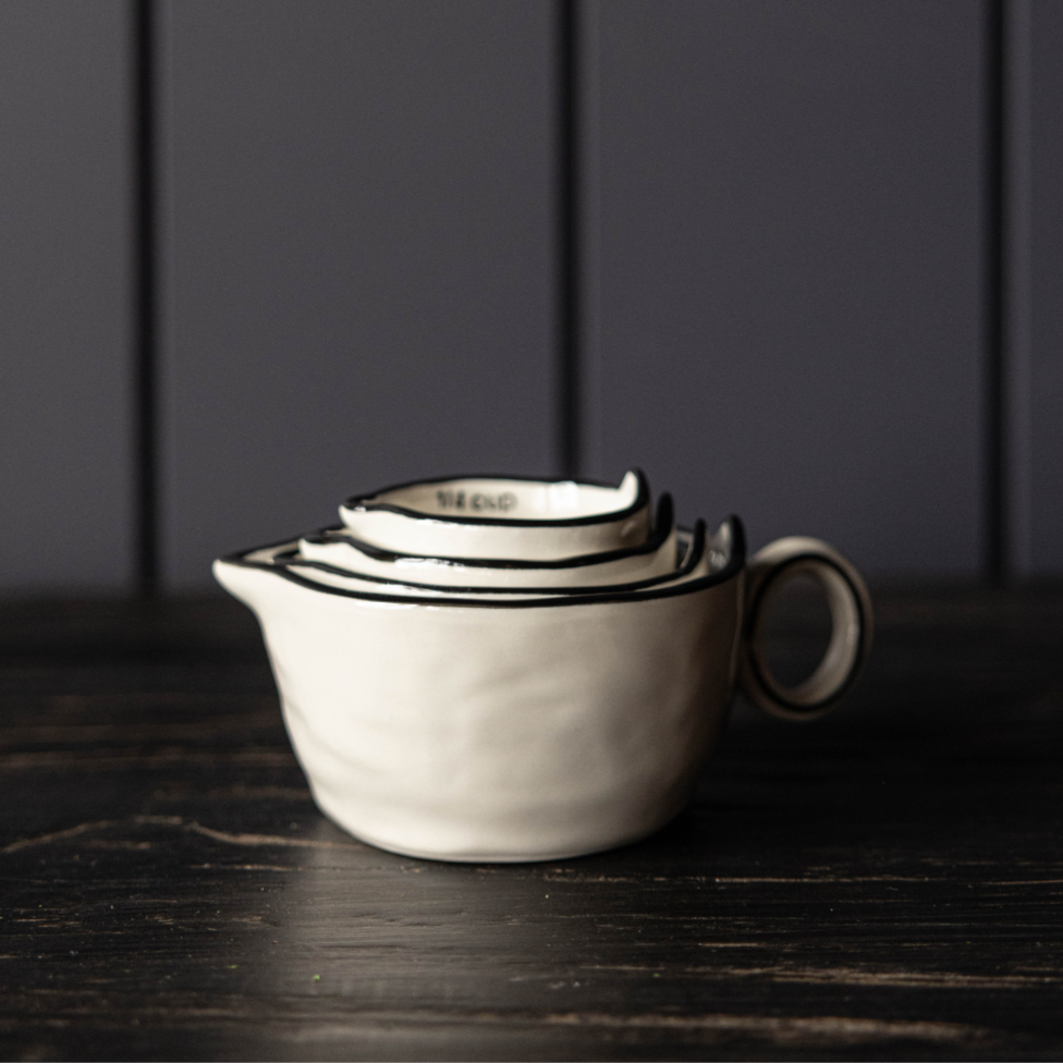 Stoneware Measuring Cups | By Luxe B Co
