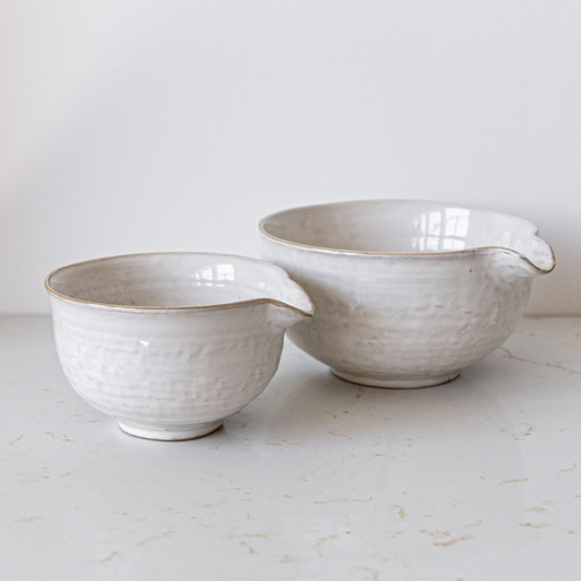 Stoneware Pour Bowls | By Luxe B Co.