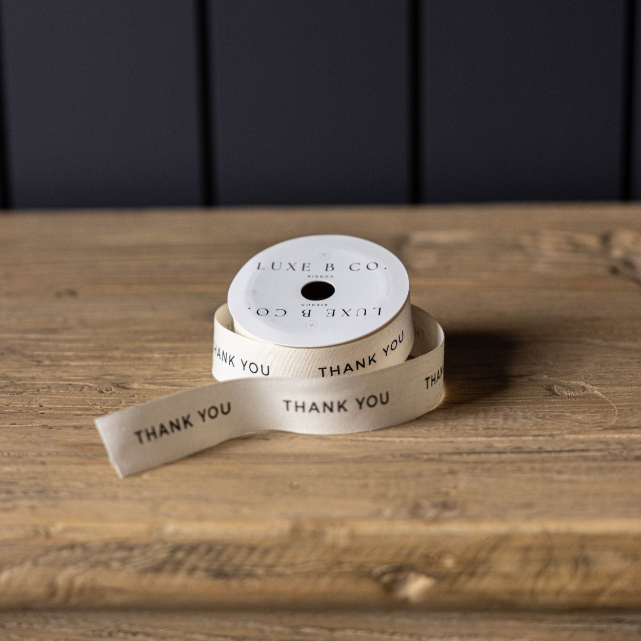 Thank You Ribbon Holiday Decor | By Luxe B Co.