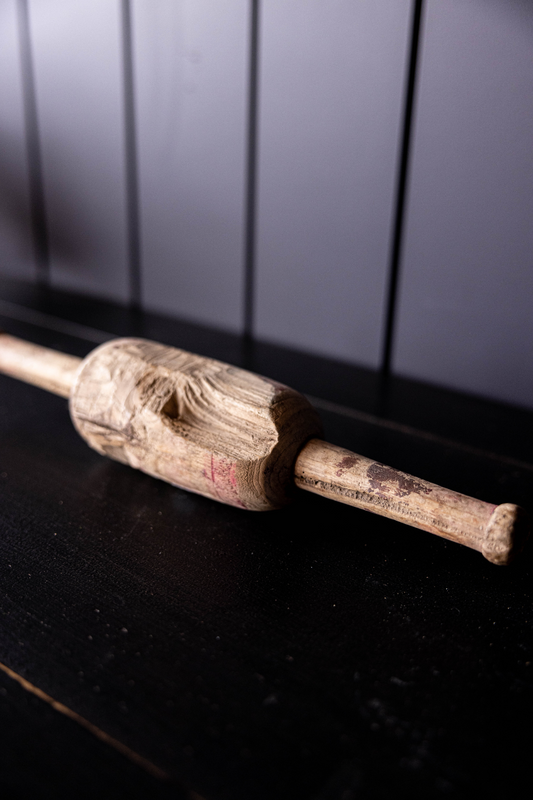 Vintage Inspired Found Pigmented Chapati Roller | By Luxe B Co.