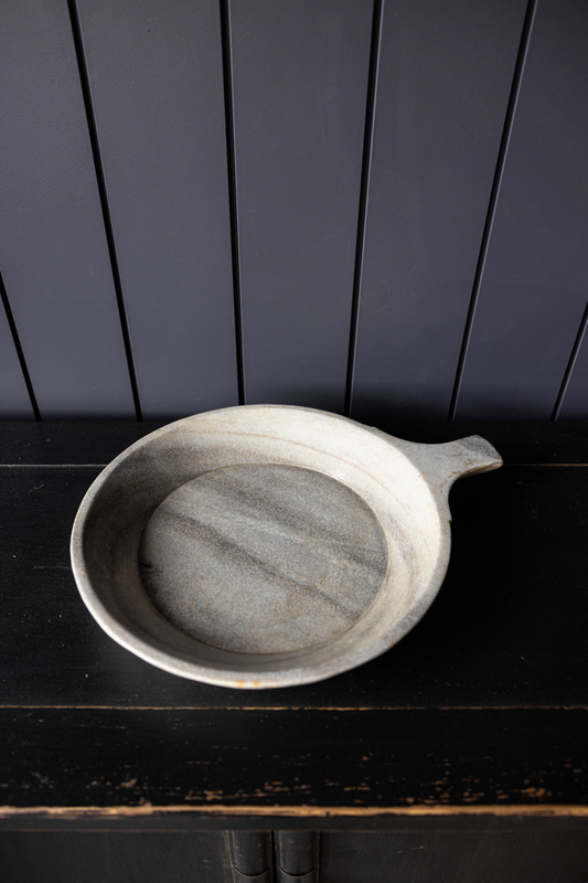 Vintage Round Marble Platter | One Of A Kind | By Luxe B Co.