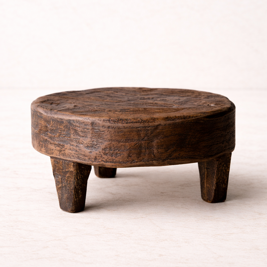 Vintage Inspired Wooden Pedestal Riser | By Luxe B Co.