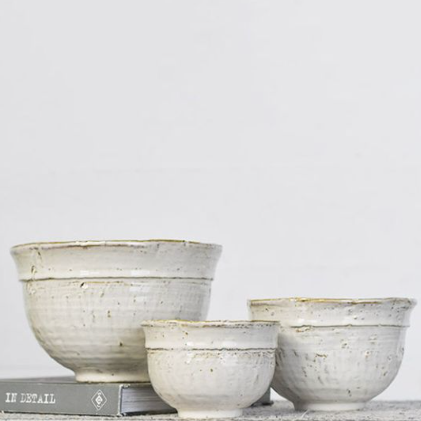 White Ceramic Bowl Set | By Luxe B Co.