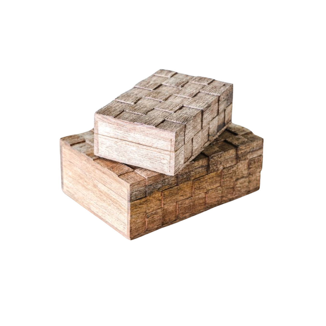 Wood Weave Boxes | By Luxe B Co.