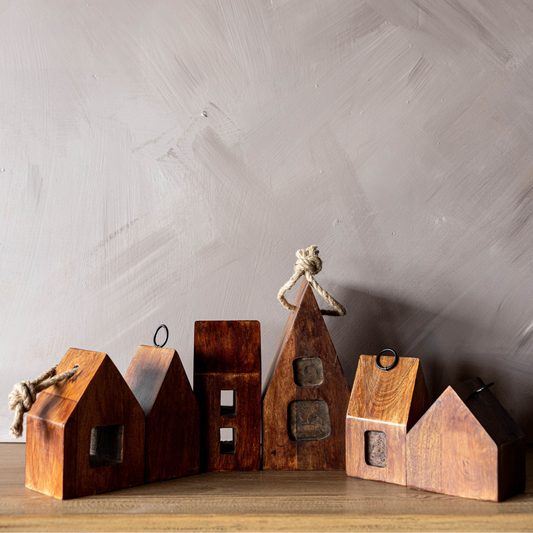 Wooden Holiday Village Houses | By Luxe B Co.