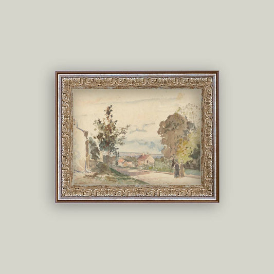 The Road From Versailles Framed Antique Art - Luxe B Co
