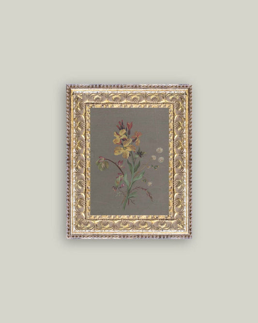 French Wildflowers Framed Antique Inspired Art - Luxe B Co