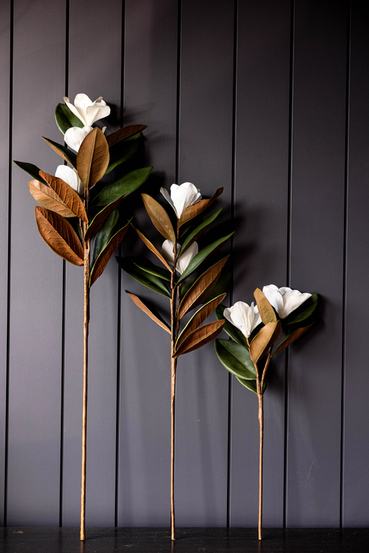 Magnolia Faux Flowers with Leaves - Luxe B Co