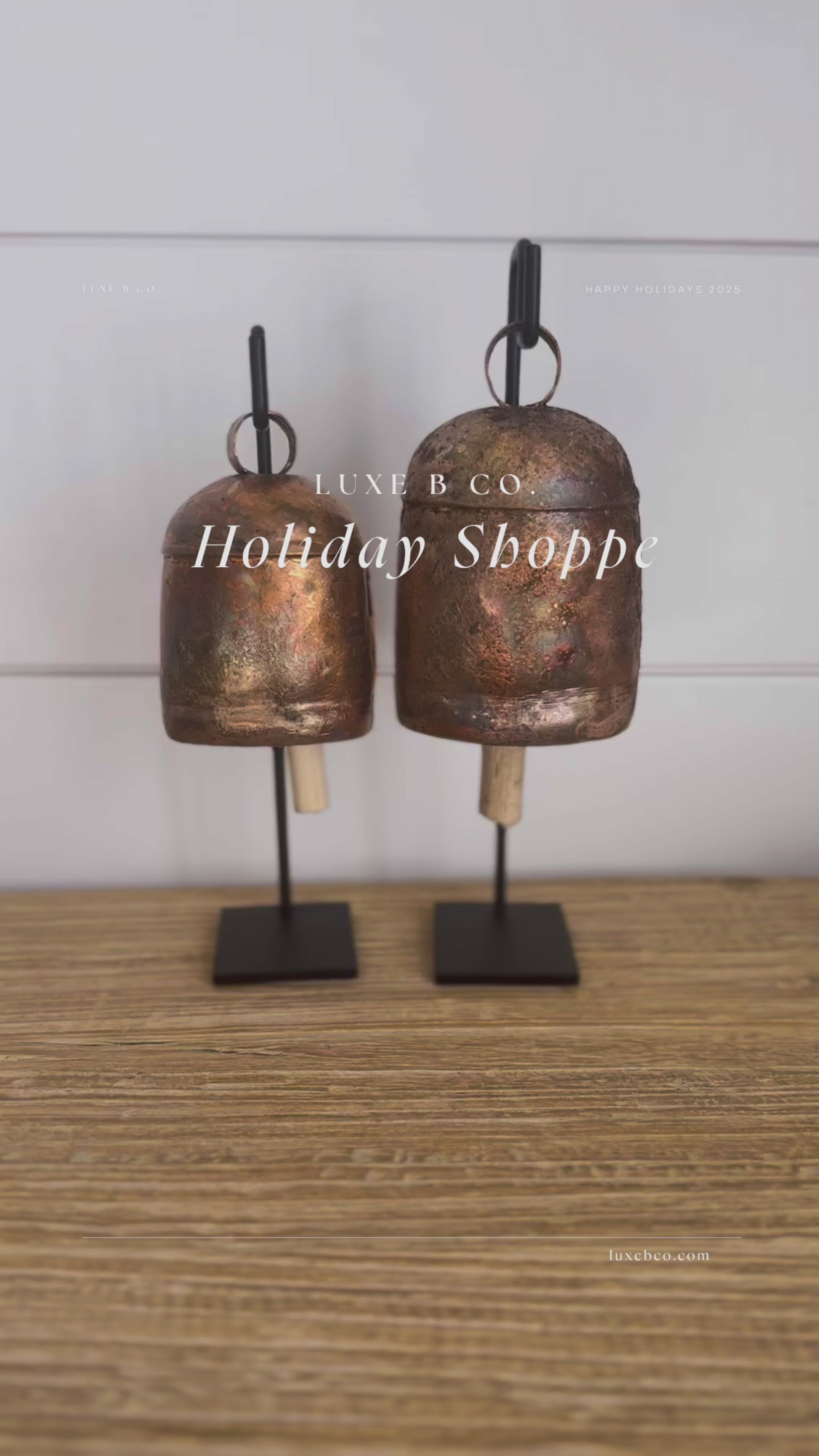 Antique Inspired Vintage Large Bell Stand