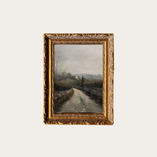 Matin Brumeux | French Brass Gold Mould Framed Art - Luxe B Co