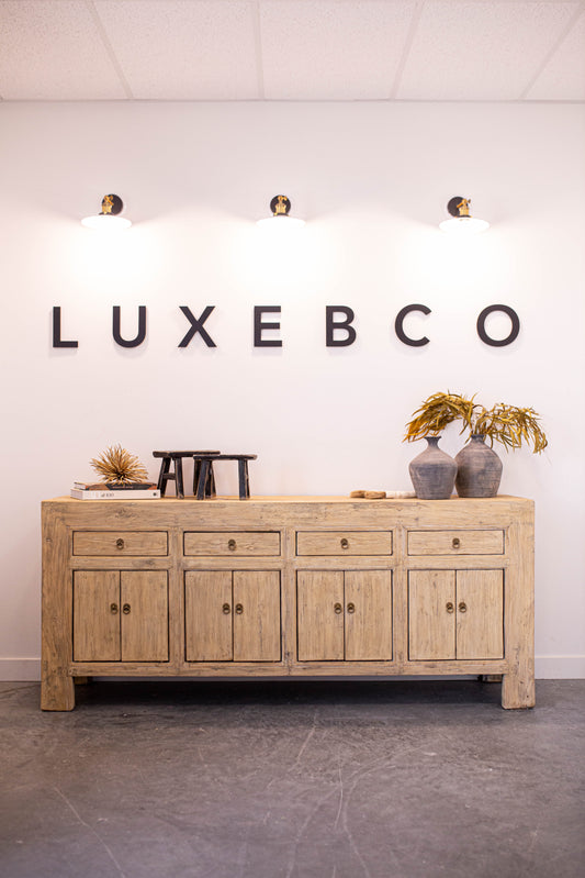 Tahoe Elm Wood Elm Console - Luxe B Co
